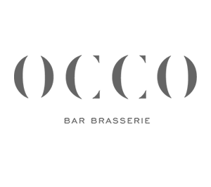 Bar Brasserie OCCO logo at luxury boutique hote Royal Gate Resort.