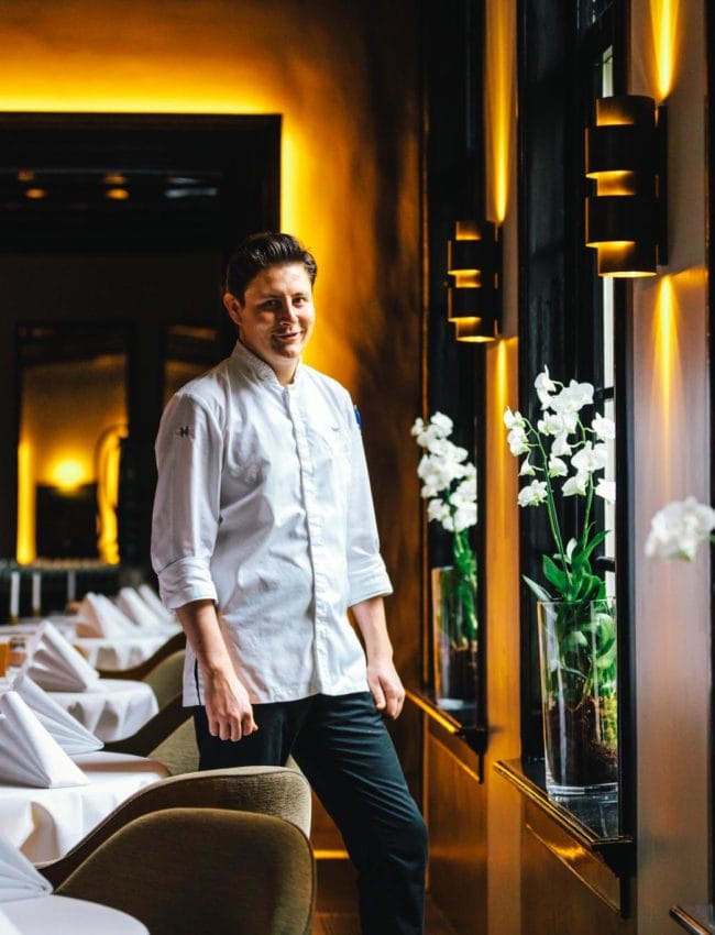 Bart Kalfsterman, Sous Chef of Bar Brasserie OCCO en restaurant Vinkeles, in luxury boutique hotel Royal Gate Resort.