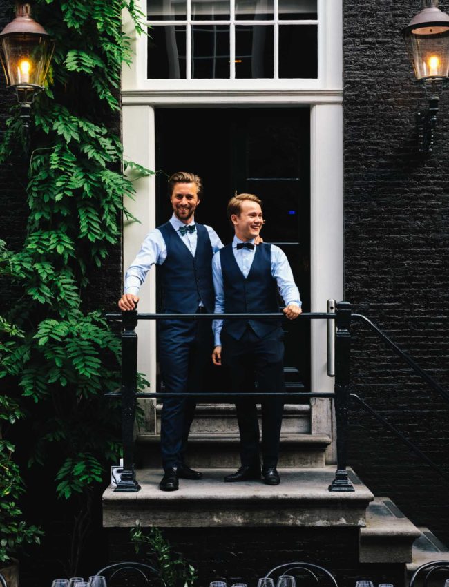 Maarten van Vliet and Daan Smitz, bartenders of Bar Brasserie OCCO in luxury boutique hotel Royal Gate Resort. Leading Hotel of the World