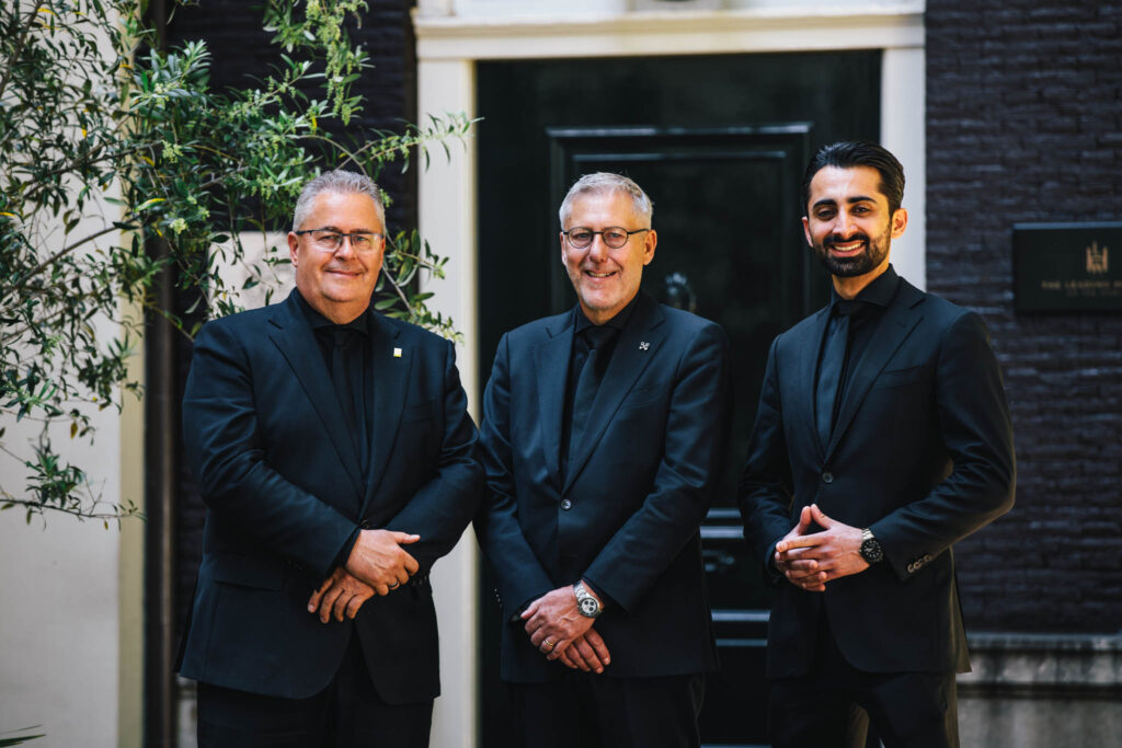 Eddy, Cem and Ronald the concierge team at Royal Gate Resort Leading Hotels of the World